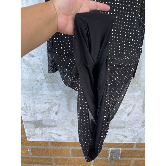 Gianni Bini
Tilly Rhinestone Mesh Crew Neck Long Sleeve Sheath Dress S/M - Picture 10 of 11